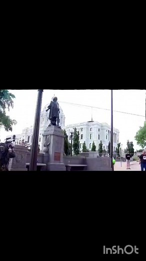 1.5K views · 22 reactions | Transformative Justice - On this day June 10, 2020 the Christopher Columbus statue is torn down at the Minnesota state capitol by the American Indian Movement and their accomplices. #KillColumbus #AmericanIndianMovement | AIM Twin Cities Minnesota | Facebook