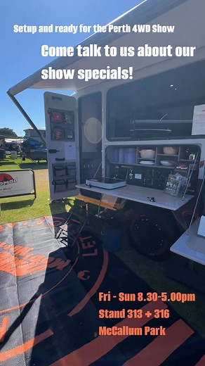 3.7K views · 32 reactions | Setup and ready showing off the Mobi Nomad Range and Launching the brand nee Sahara X and Oribi models Come check us out in this glorious Perth Sunshine Fri-Sun ☀️ | Mobi Nomad - Offroad Caravans and Campers | Facebook