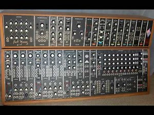 Moog System 55 Analog Modular Synthesizer Demonstration
