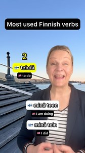 9.8K views · 3.5K reactions | These are the top 5 Finnish verbs ‍♀️ #learnfinnish #finnishteacher #finnishlanguage #finnishonline #finnishlesson #finnishlesson #finnish #suomenkieli #finland | Virpi Hach Finnishtogo | Facebook