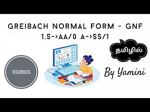 Greibach Normal Form | GNF | Tamil | TeCoreCS