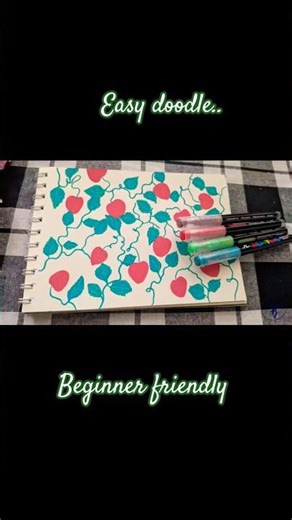 Easy Doodle Drawing for Beginners | Relaxing Aesthetic Art