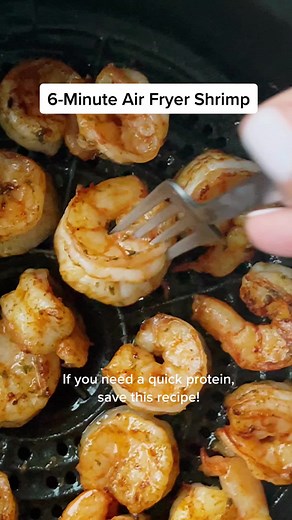 6-Minute Air Fryer Shrimp for Busy Weeknights