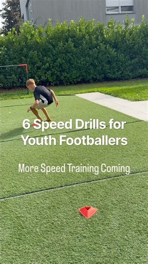 6 Speed Drills for Youth Soccer Players ⚡️ #youthsoccer comment & subscribe #soccerfitness