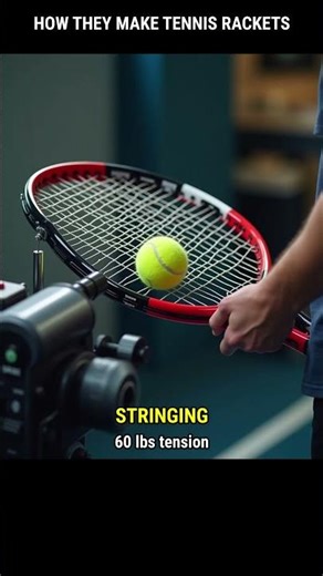 Tennis Rackets Are Strung at 60 LBS of Tension 🎾