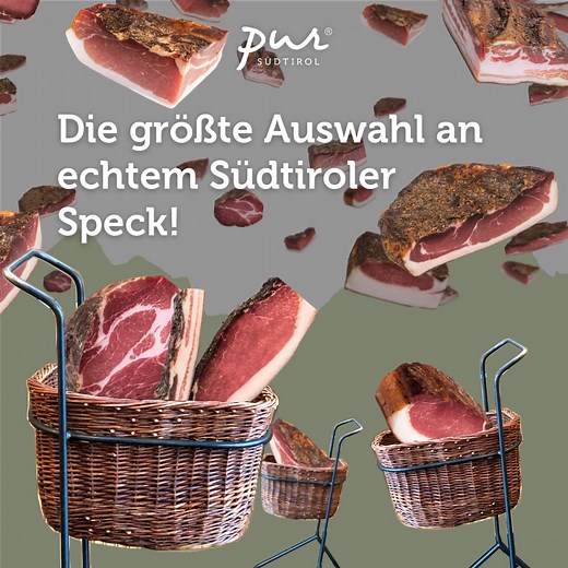 Die größte Auswahl an Original Südtiroler Speck! 🏔️ ✅ Traditional seit 1921 luftgetrocknet ✅ Gratis Versand ab 59€ ✅ Geschenk ab 130€ Jetzt genießen → pursuedtirol.com/speck | Pur Südtirol