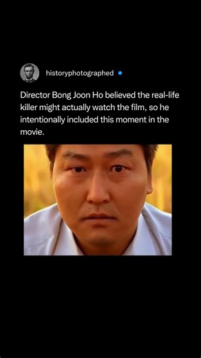 In the closing moments of Memories of Murder (2003), Detective Park suddenly turns toward the audience and stares straight ahead — as if searching for someone watching. Bong Joon Ho added that shot with a haunting thought in mind: maybe the real killer would eventually see the film, and for one brief second, the movie could stare back at him. Years later, that idea stopped feeling theoretical. In 2019, DNA testing finally linked Lee Choon-jae to the Hwaseong murders. When investigators questione