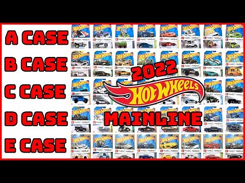 ALL HOT WHEELS 2022 Mainline Cars So Far - Sorted By Case! 2022 A, B, C, D and E Case + STH and TH!