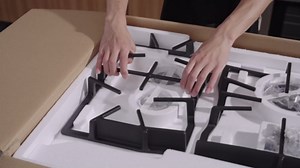 Empava 36 Inch Built-in Gas Cooktop with 5 Sealed SABAF Burners, Stainless Steel Surface, LPG/NG Convertible, Auto Electric Ignition, Flame Failure Protection