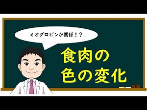 食肉の色の変化について