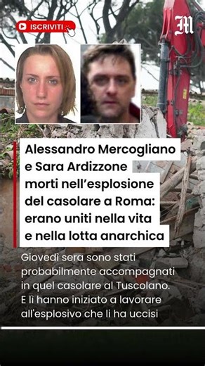 Alessandro Mercogliano e Sara Ardizzone, gli anarchici morti a Roma: uniti nella vita e nella lotta