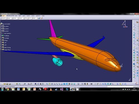 CATIA V5 Aircraft Surfaces Design - Part 2 : Wing Design
