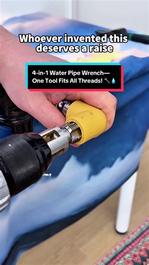 4-in-1 Water Pipe Wrench for All Your Plumbing Needs