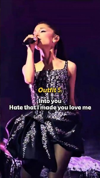 All outfits Ariana Grande wore at the Eternal Sunshine tour 😂❤️