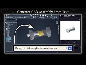 Engineering Text-to-CAD | Leo AI generates parametric assembly from textual prompt