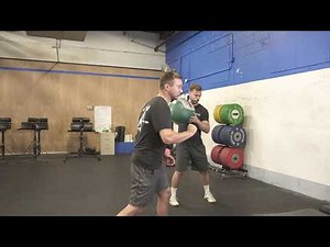 Rotational Chest Pass with Med Ball