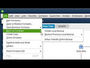 How to Backup and Restore in QuickBooks Desktop