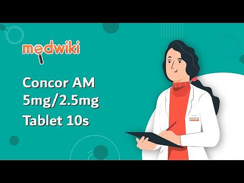Concor AM 5mg/2.5mg Tablet 10s - Uses, Work and How to take