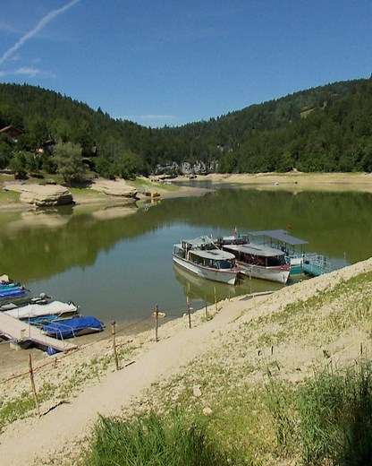 Schifffahrt auf dem Lac des Brenets eingestellt