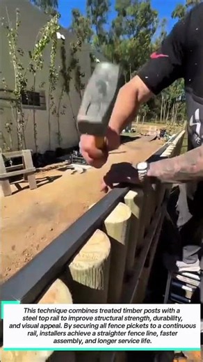 Amazing Hidden-Fastener Fence Installation Technique | Modern Wood Fence Construction‎