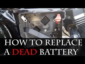 How to replace the Harley Davidson Street Bob battery