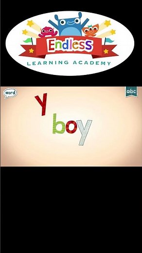 Endless Reader: Fun and Educational Activities with the Letter B and the Word "Boy" | Part 1 #shorts