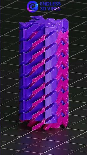 ⚡ 3D Animation Loop That Plays Tricks On Your Brain! 🧠💫