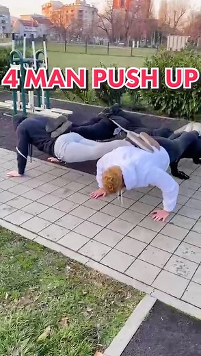 4 Man Push Up Challenge: A Fun Fitness Test