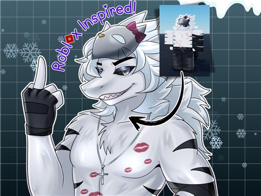 Custom Roblox Avatar Furry Commission | Personalized Furry PFP Icon for OC, Vtuber, Gaming, D&D, Couples, Fanart – Digital Art Portrait - Etsy