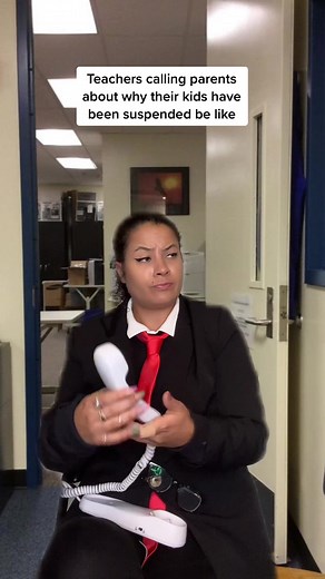 Teachers Calling Parents About Suspended Kids - Comedy Skit