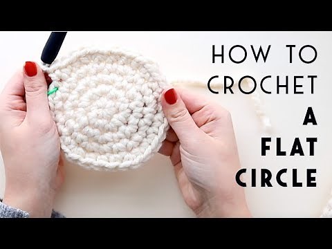 How to Crochet a Flat Circle