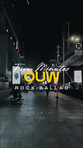 Ouw - Lyrics - Five Minutes| Rock Ballad #lyricvideo #Music #RockBallad #shorts #shortsmusik