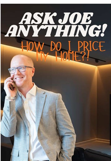 Real estate question of the day 👇 “How do I price my home?” I get this one all the time, which is exactly why I’m launching a new series called Ask Joe Anything — where I answer the real questions buyers and sellers ask me every single week. Here’s the short version ⤵️ ❌ Zillow doesn’t know your kitchen remodel ❌ Algorithms don’t understand your neighborhood ✅ Real pricing comes from actual comparable sales, not estimates The right pricing strategy isn’t about chasing the highest number — it’s 