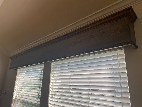 Window Cornice using pine.