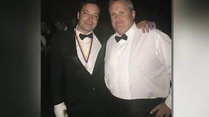 Jimmy Fallon falls yet again