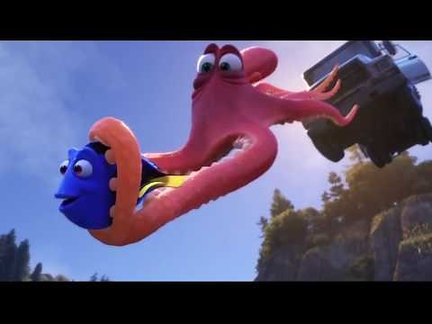 REVERSED!!!!-Truck falling scene from Finding Dory HD