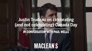 Justin Trudeau on celebrating (and not celebrating) Canada Day. Watch the full interview: http://www.macleans.ca/politics/justin-trudeau-the-canada-day-interview/ | Maclean’s