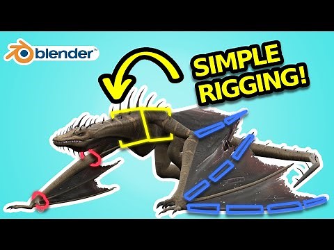 The Easiest Way To Rig Creatures In Blender (For Beginners)