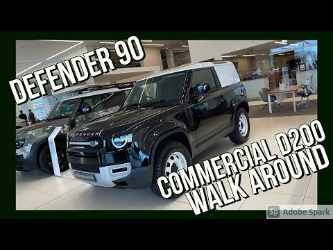 2021 DEFENDER 90 COMMERCIAL HARD TOP Introduction and Walk Around