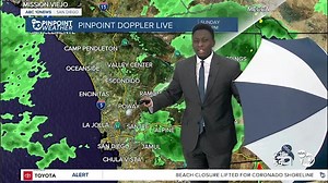 ABC 10News Pinpoint Weather with Weather Anchor Moses Small