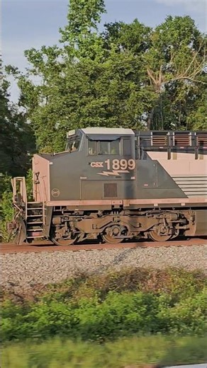 04/13/26 Sunset Pace! CSX I044 w/ Pere Marquette Heritage 1899 Tropicana Juice Cars (4K HDR 60fps)