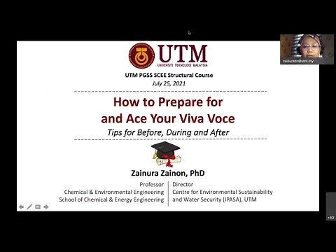 How to Prepare for and Ace Your Viva Voce