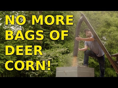 Grain Trailer for EASY Filling of Deer Feeders