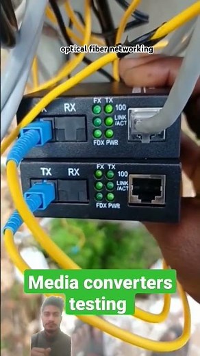 How to check fiber media converter testing#shorts #meme #media #converters