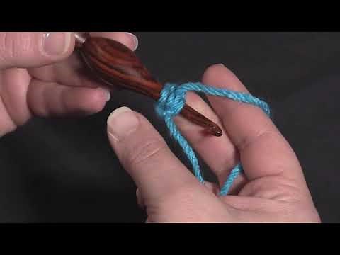 How to Crochet: Foundation Half Double Crochet (Left Handed)