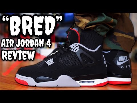 WATCH BEFORE YOU BUY! 2019 "BRED" AIR JORDAN 4 REVIEW & ON FEET! DON'T SLEEP!