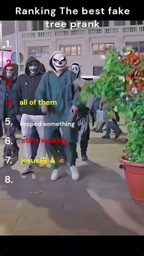 Ranking the Best Fake Tree Pranks 🌳😂 #funny #hilariousfails #memes #entertaininganimals #ranking