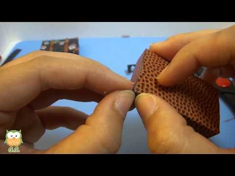 Miniature Suitcase Tutorial :how to make a dollhouse miniature suitcase