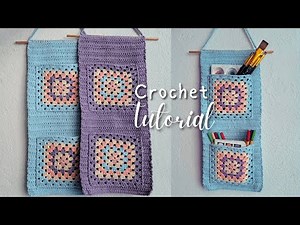 How to crochet a wall organizer || DIY Wall Organizer