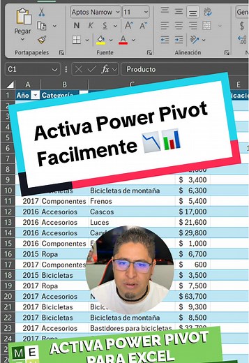 Convierte tu Excel en una Máquina de Datos con Power Pivot